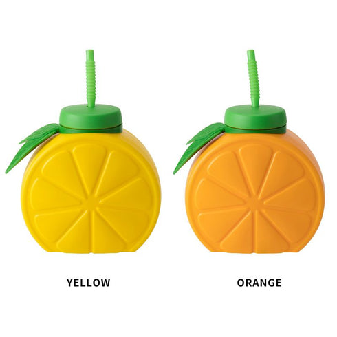 Straw tumbler CITRUS BOTTLE|cool gear Cool gear